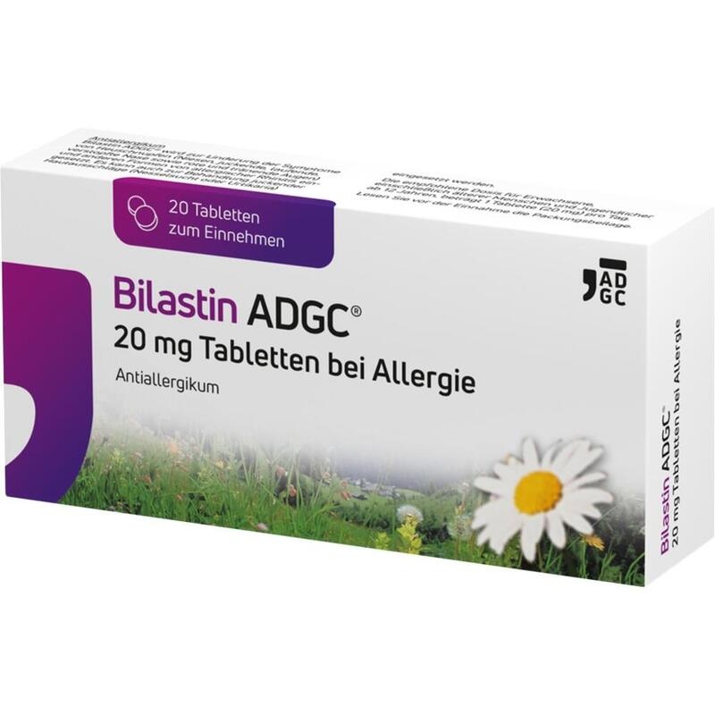 BILASTIN ADGC 20 mg Tabletten bei Allergie
