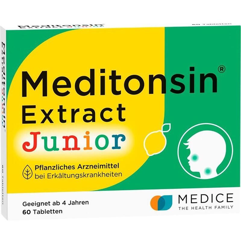 MEDITONSIN Extract Junior pflanzl.Erkältungstabl.
