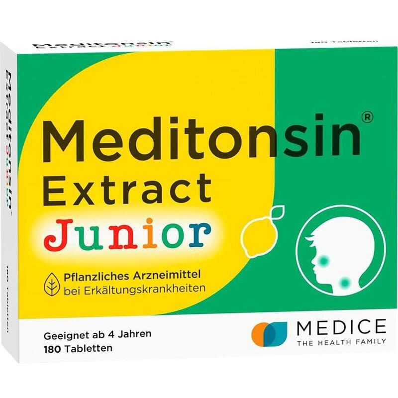 MEDITONSIN Extract Junior pflanzl.Erkältungstabl.